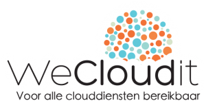 Logo WeCloudit op een witte achtergrond